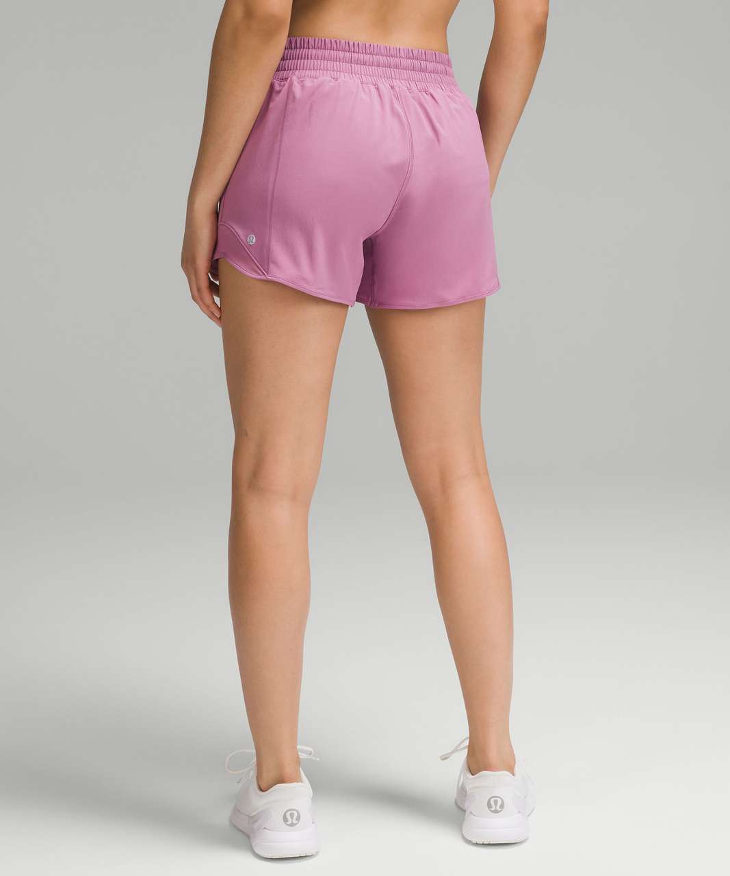 Lululemon Hotty Hot High-Rise Lined Short 4" - Velvet Dust