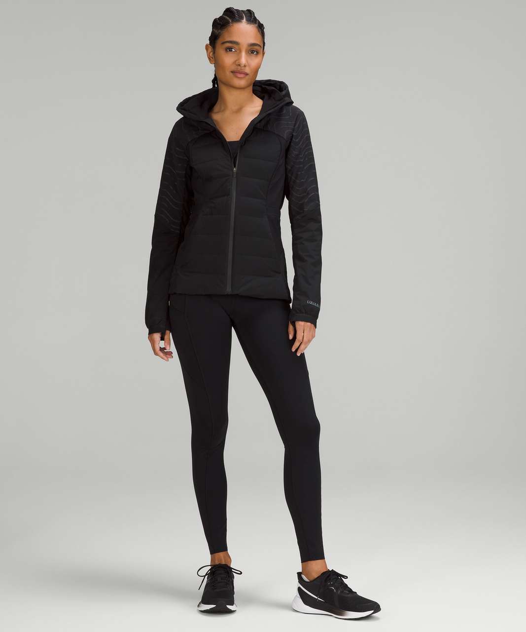 Lululemon Down for It All Jacket *Reflective - Rhythm Dots Black Reflective