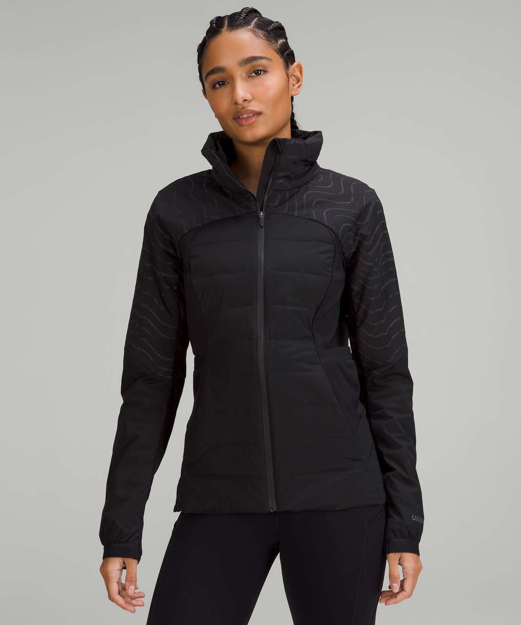 Lululemon Down for It All Jacket *Reflective - Rhythm Dots Black Reflective