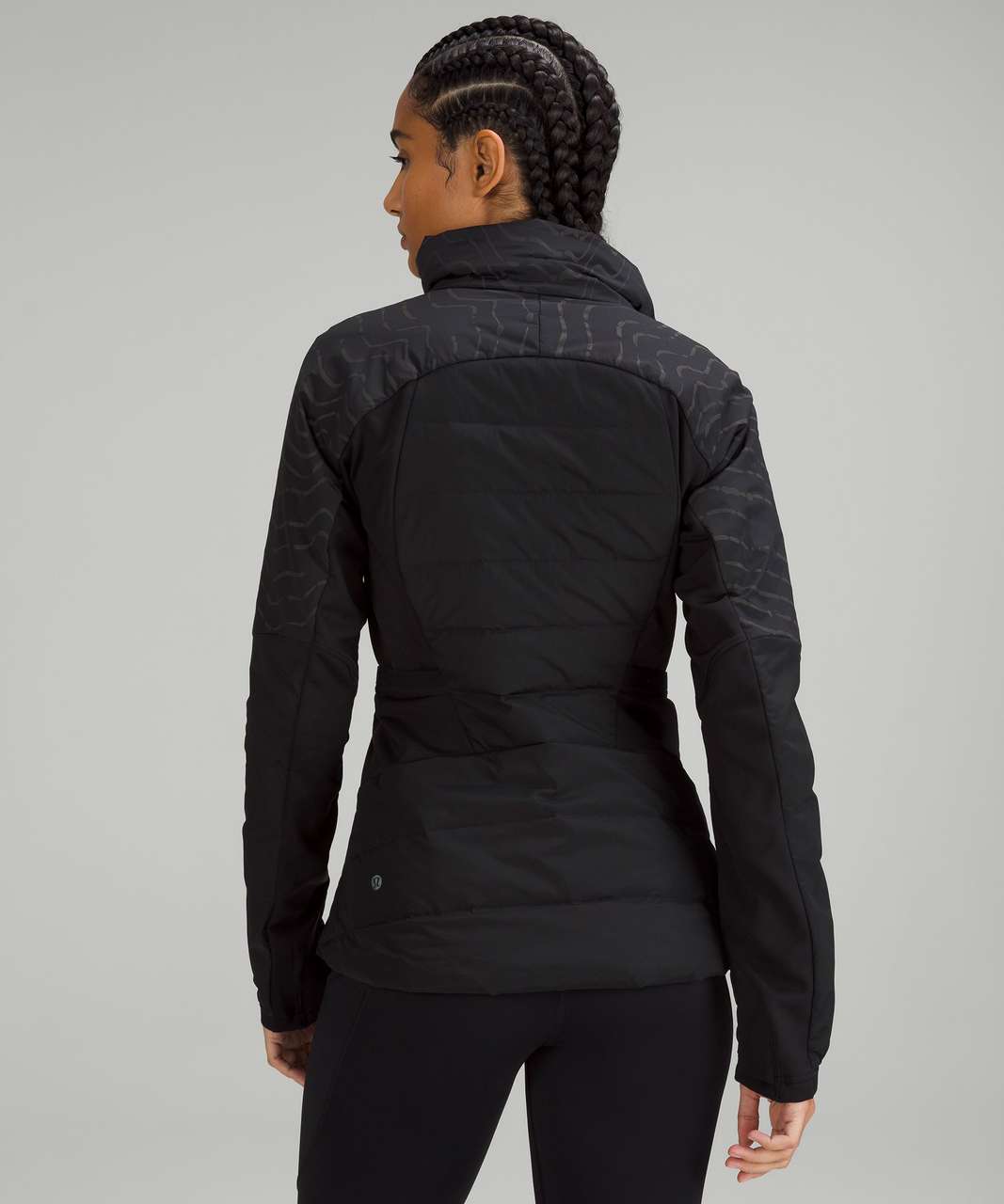 Lululemon Down for It All Jacket *Reflective - Rhythm Dots Black Reflective