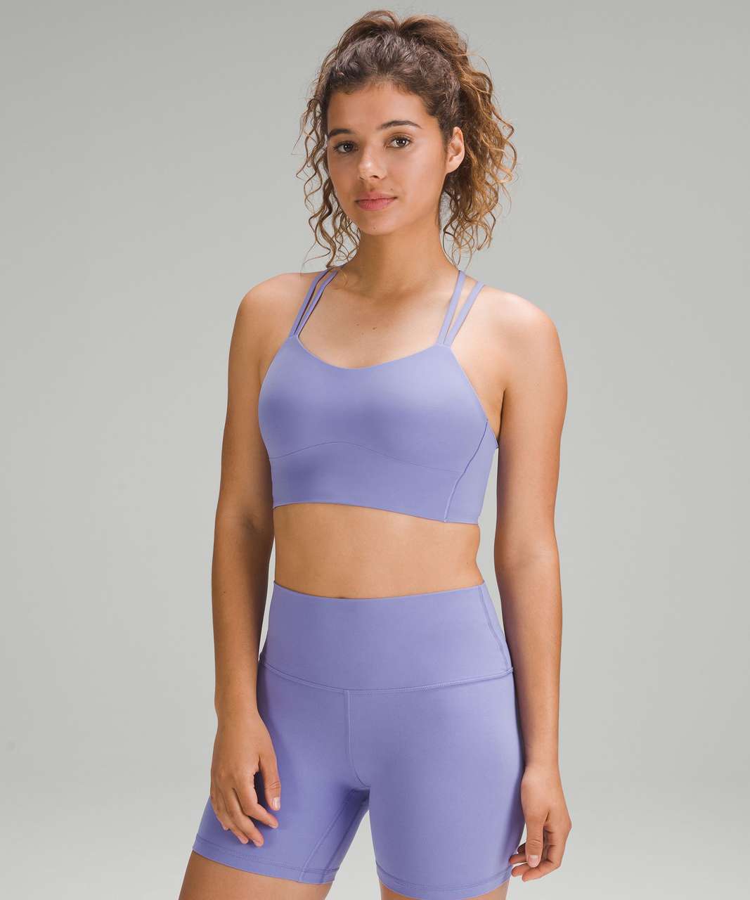 Lululemon Like a Cloud Longline Bra *Light Support, B/C Cup - Dark Lavender  - lulu fanatics