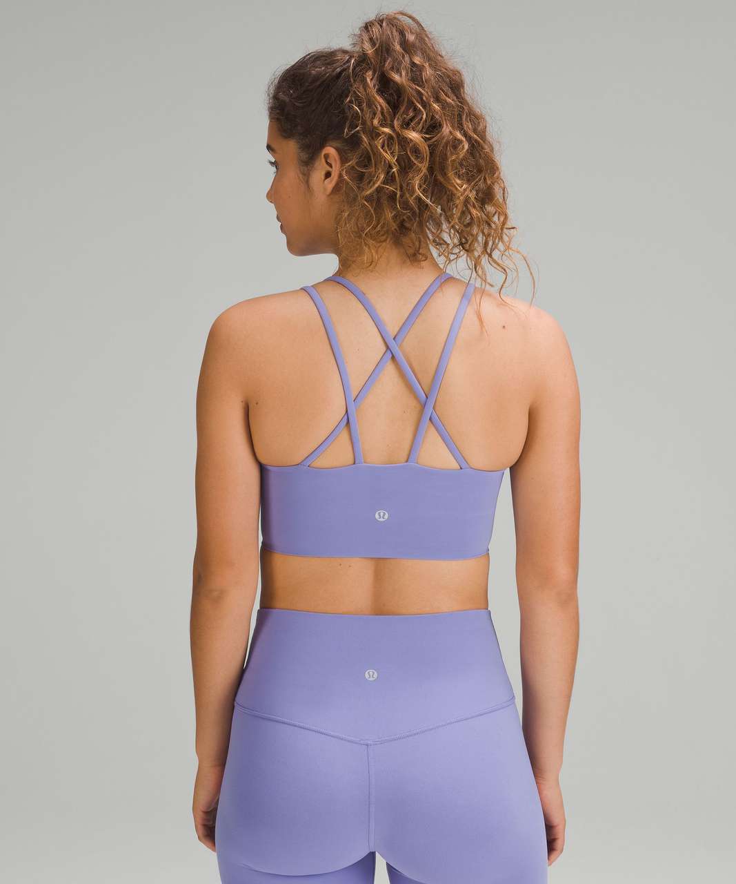 Lululemon Like a Cloud Longline Bra *Light Support, B/C Cup - Dark Lavender  - lulu fanatics