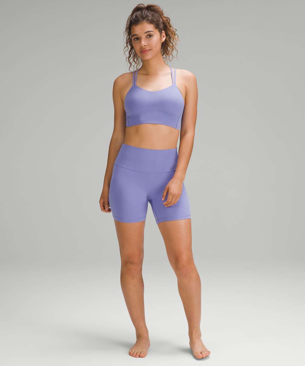 Lululemon Like a Cloud Longline Bra *Light Support, B/C Cup - Dark Lavender  - lulu fanatics