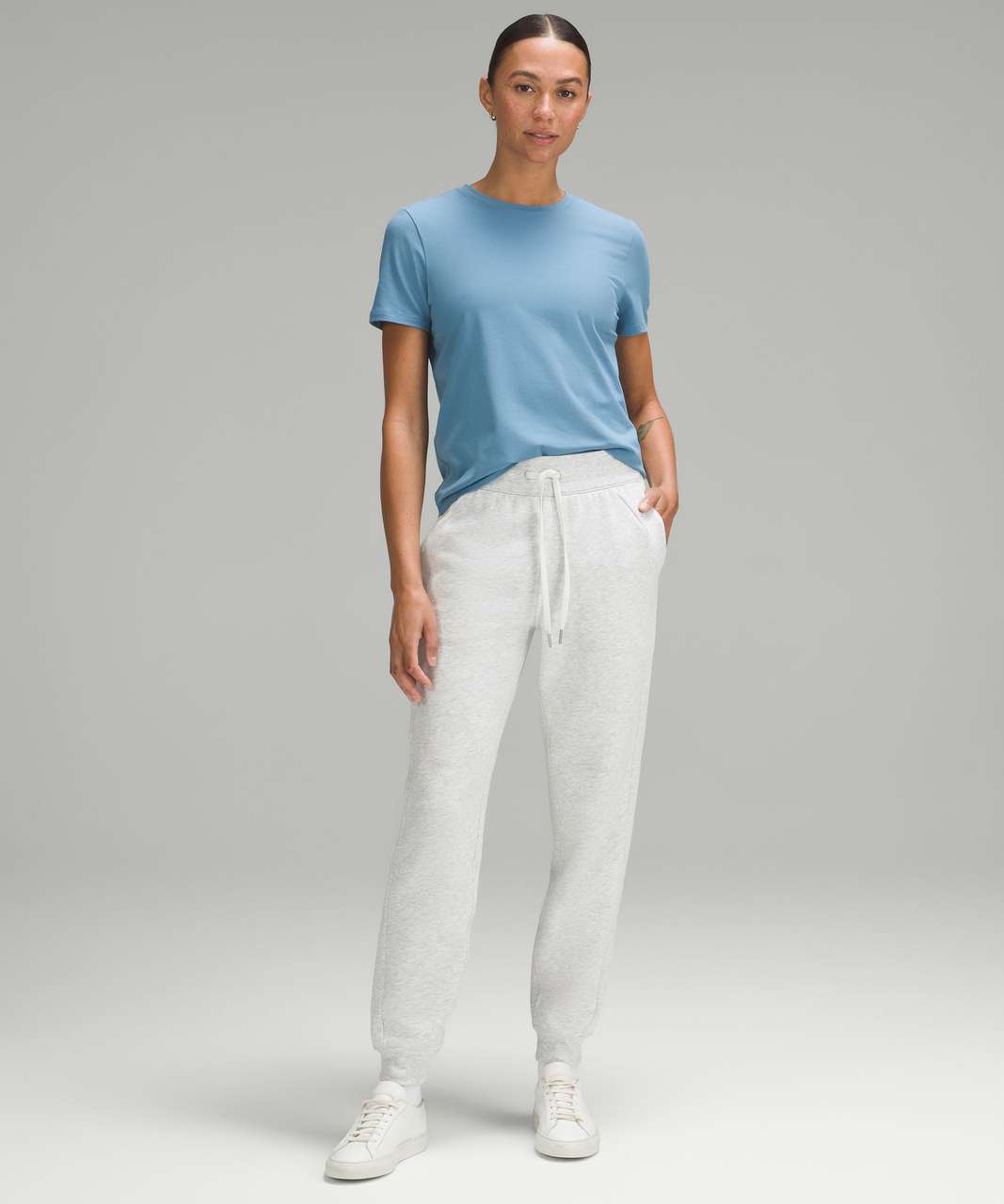 Lululemon Love Crew *Fade - Washed Moon Blue - lulu fanatics