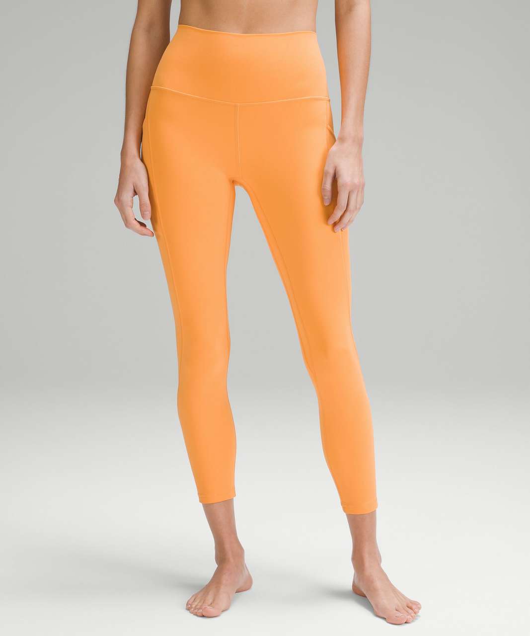 NWT Lululemon Align Pant Size 6 Orange Soda Nulu 25 Double Lined Sold Out!