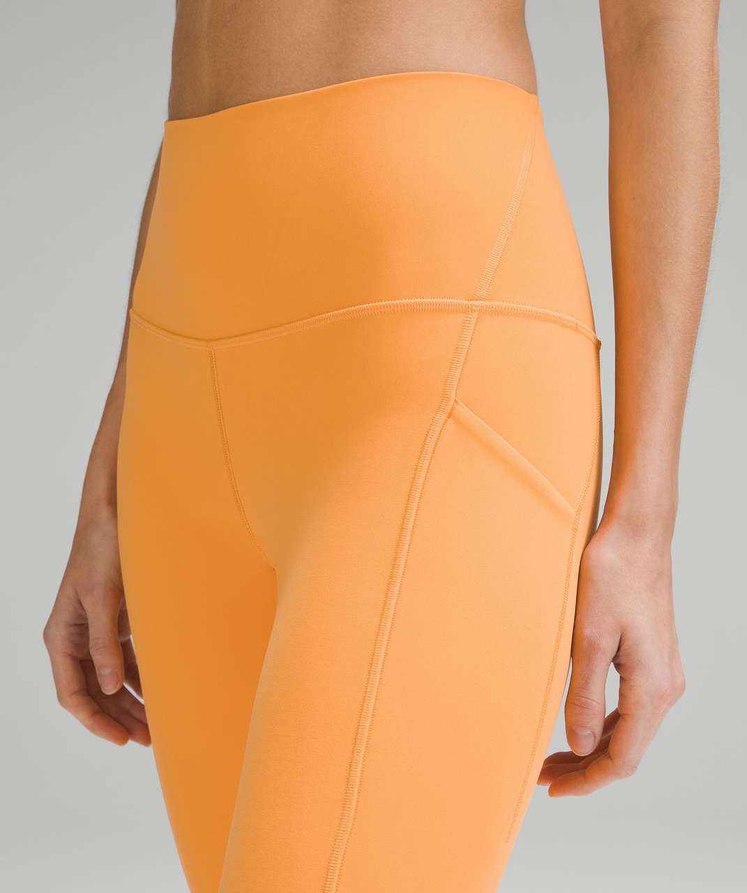 NWT Lululemon Align Pant Size 6 Orange Soda Nulu 25 Double Lined Sold Out!