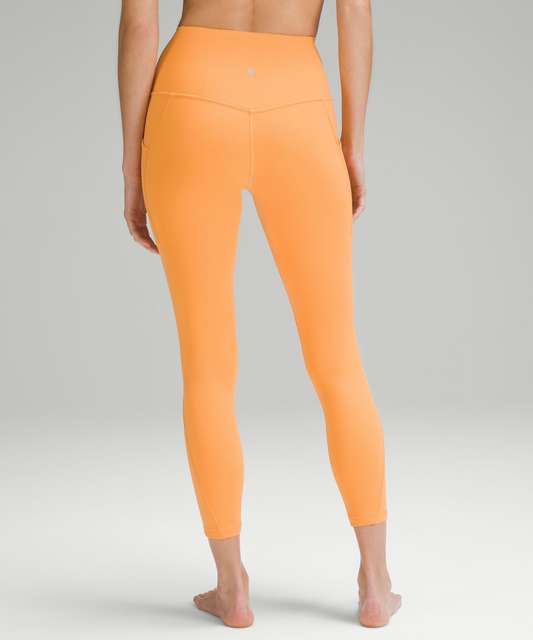 Lululemon align HR pants 25” with pockets gold spice size 6 buttery soft  Yellow - $102 (20% Off Retail) - From Maggie