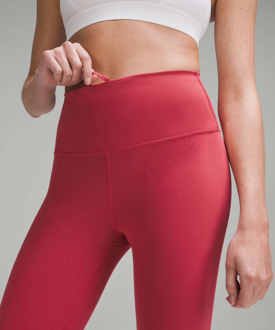 Lululemon Wunder Under High-Rise Crop 23 Yoga Leggings (Pink