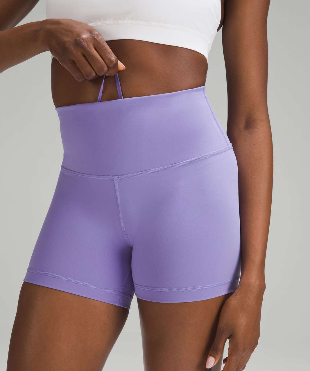 Lululemon Wunder Train High-Rise Short 4" - Dark Lavender