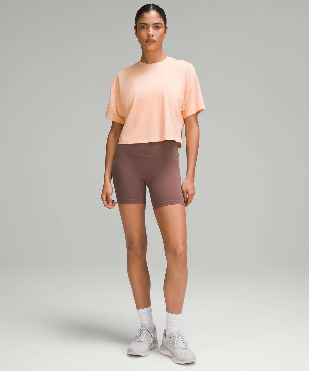 lululemon athletica, Shorts, Lululemon Wunder Train Highrise Short 8  Spiced Chai