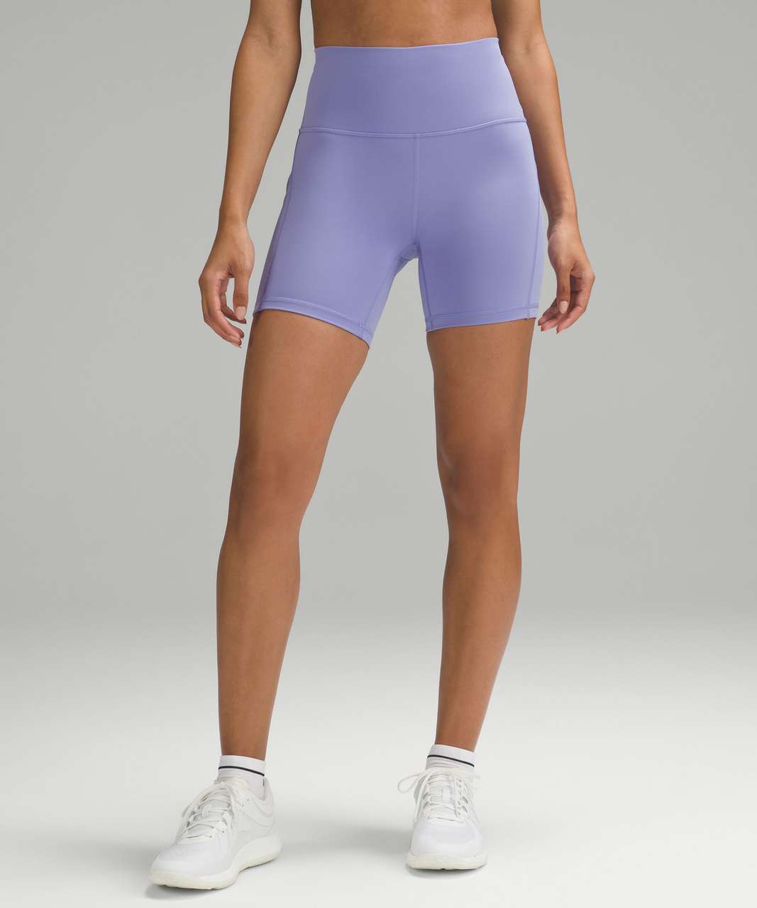 Lululemon Wunder Train High-Rise Short with Pockets 6" - Dark Lavender