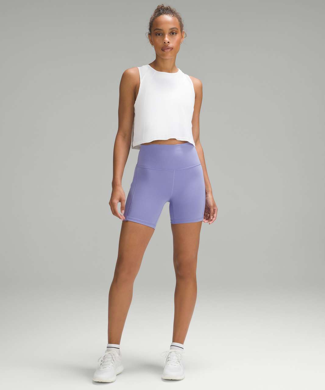 Lululemon Wunder Train High-Rise Short with Pockets 6" - Dark Lavender