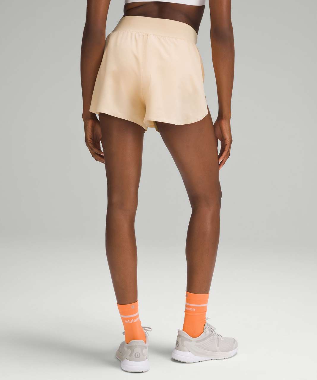 Lululemon Fast and Free Reflective High-Rise Classic-Fit Short 3" - Summer Glow