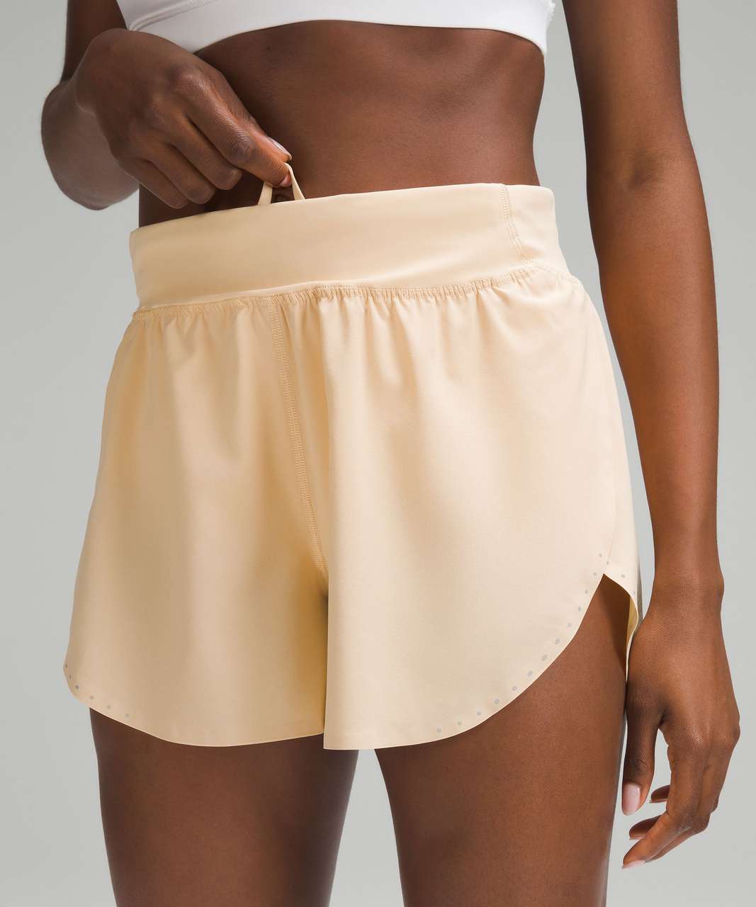 Lululemon Fast and Free Reflective High-Rise Classic-Fit Short 3" - Summer Glow