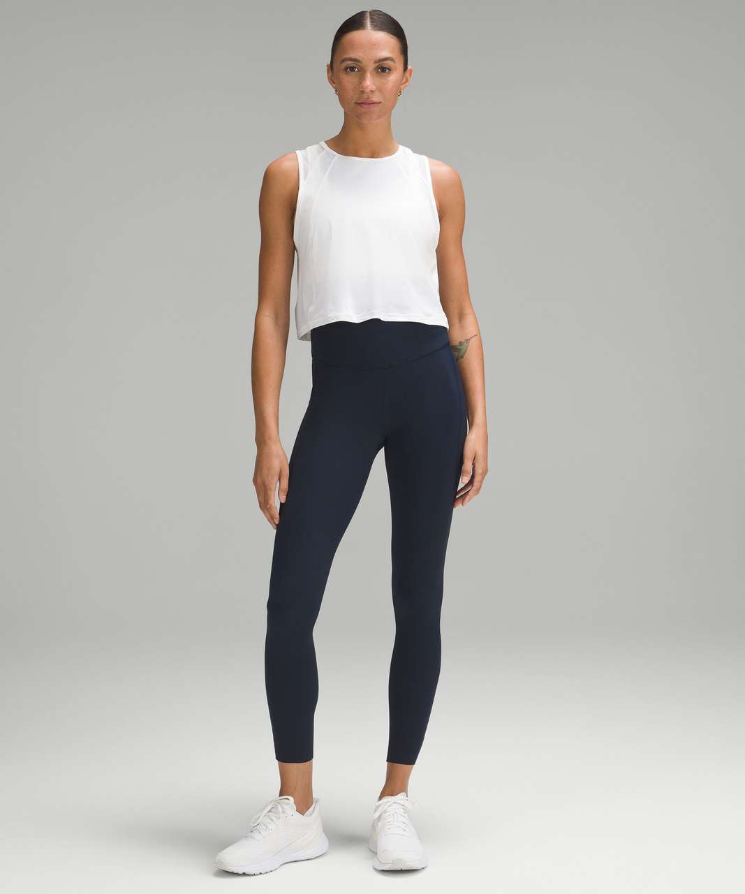 Lululemon Fast Free HR Tight Leggings 25 Pockets Women's 14 Navy Blue $128.