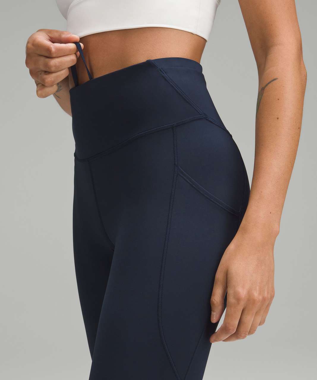 Lululemon Fast and Free High-Rise Tight 25" *Pockets - True Navy