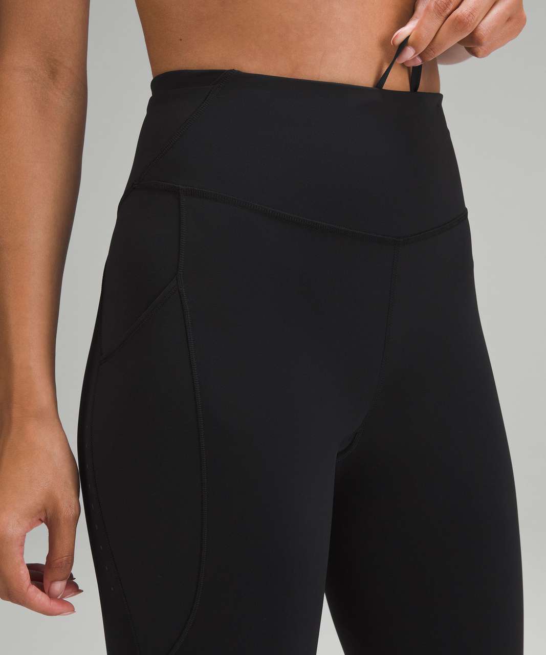 Lululemon Fast and Free High-Rise Tight 25" *Pockets - Black