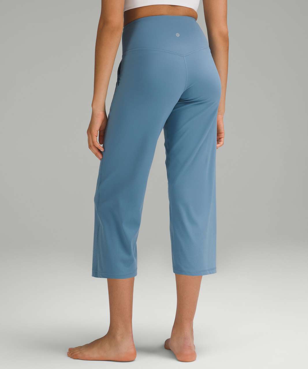 Lululemon Align High-Rise Wide-Leg Cropped Pant 23" - Utility Blue