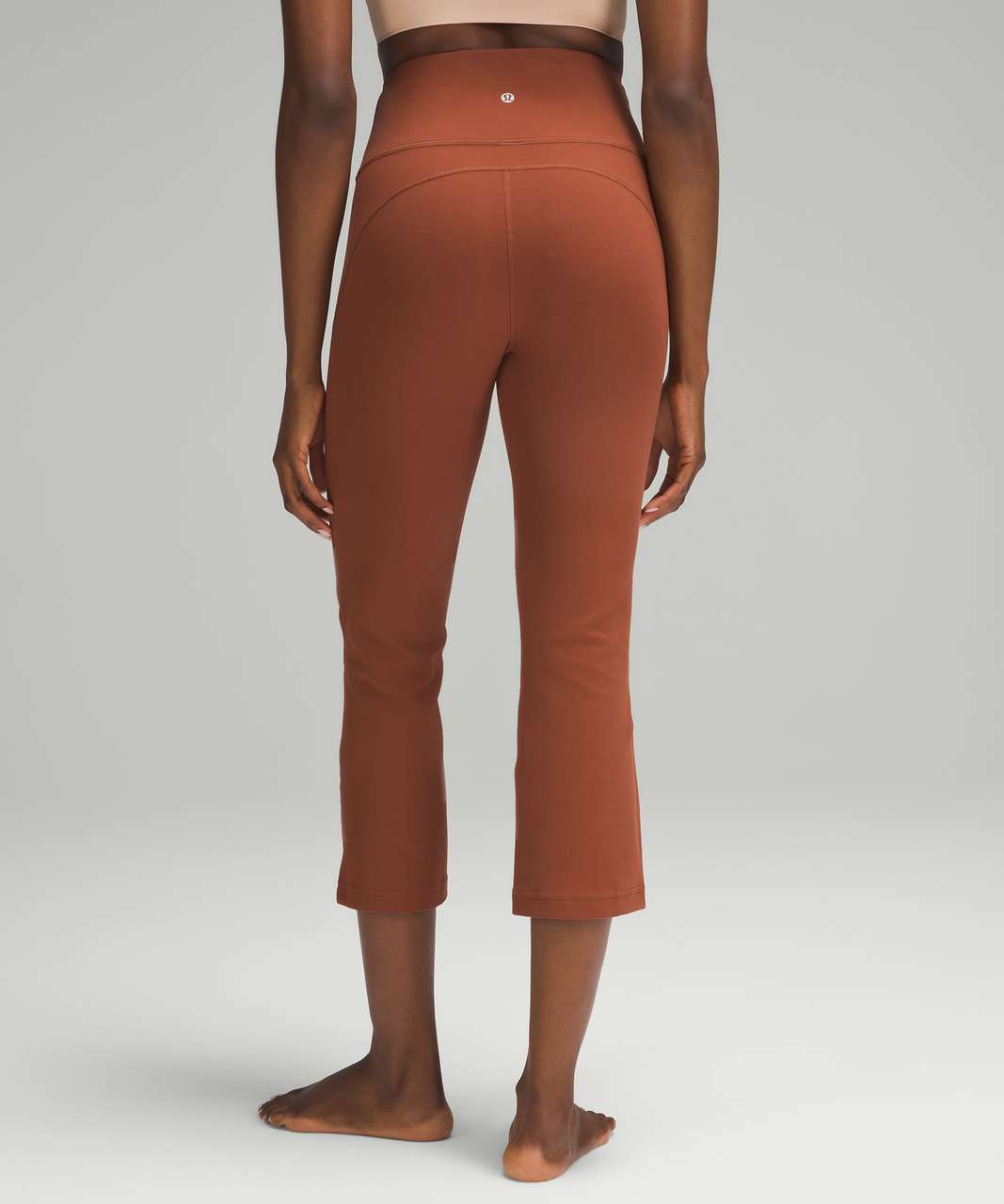 Lululemon Groove Super-High-Rise Crop 23" *Nulu - Dark Terracotta