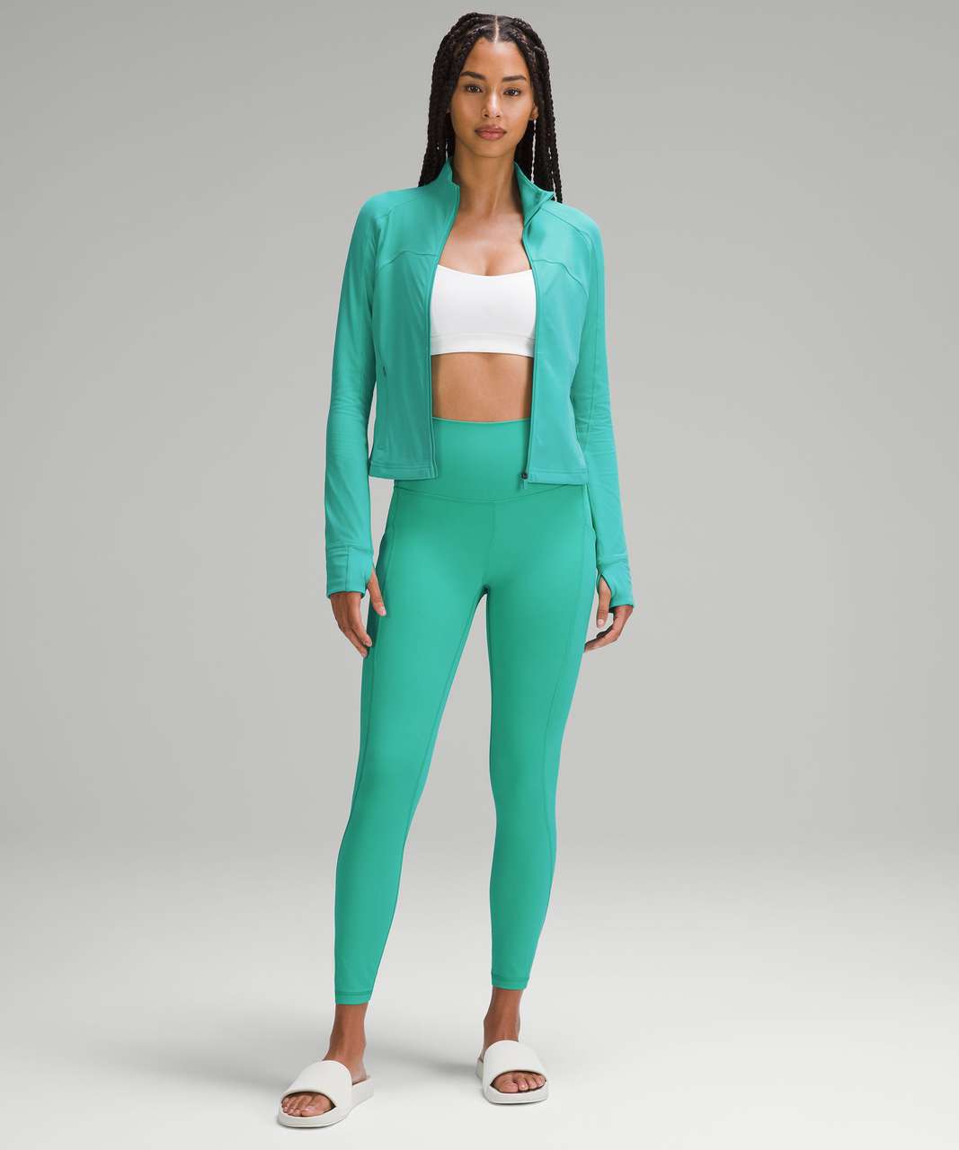 Lululemon Cropped Define Jacket *Nulu - Kelly Green