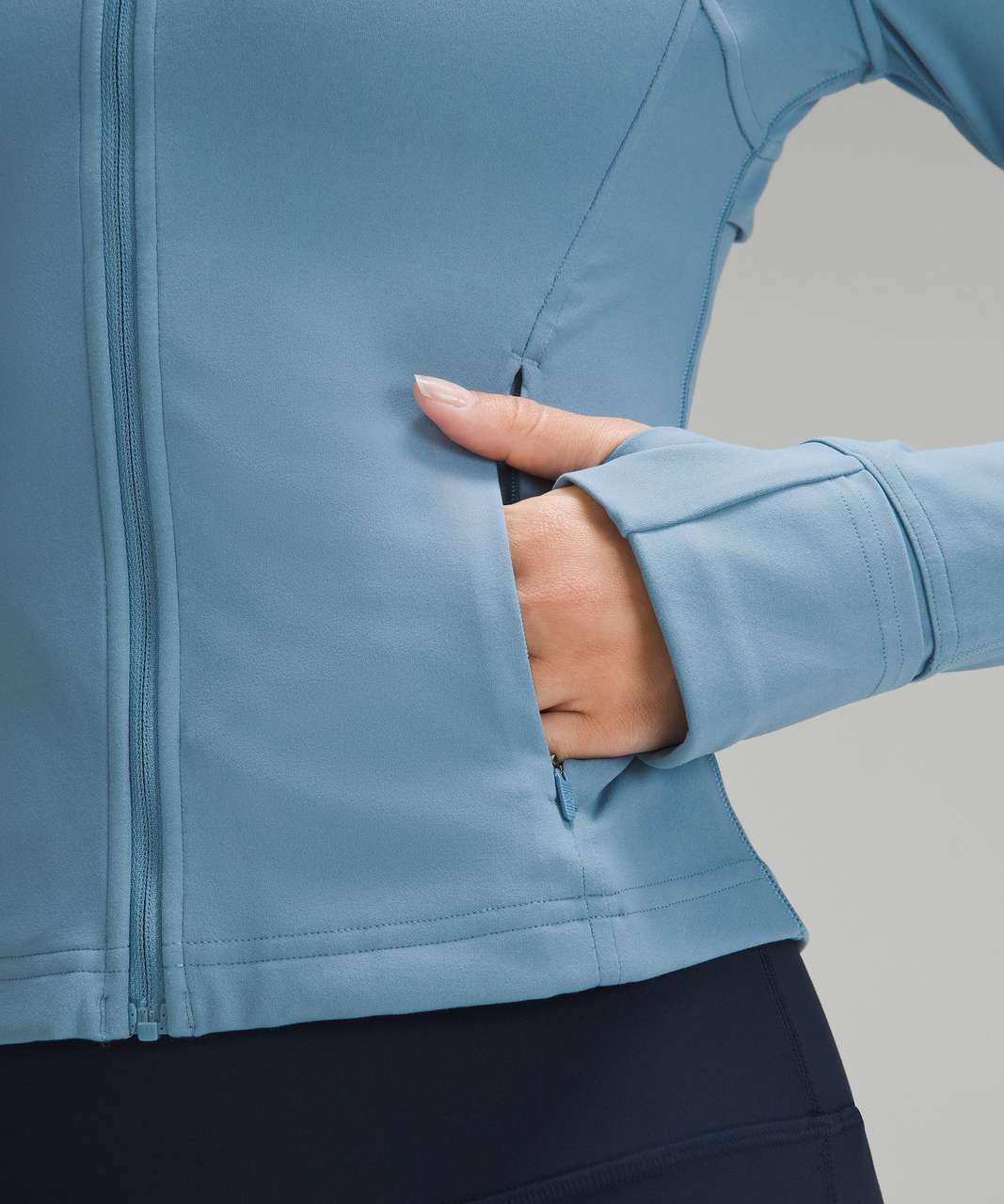 Lululemon Cropped Define Jacket *Nulu - Utility Blue