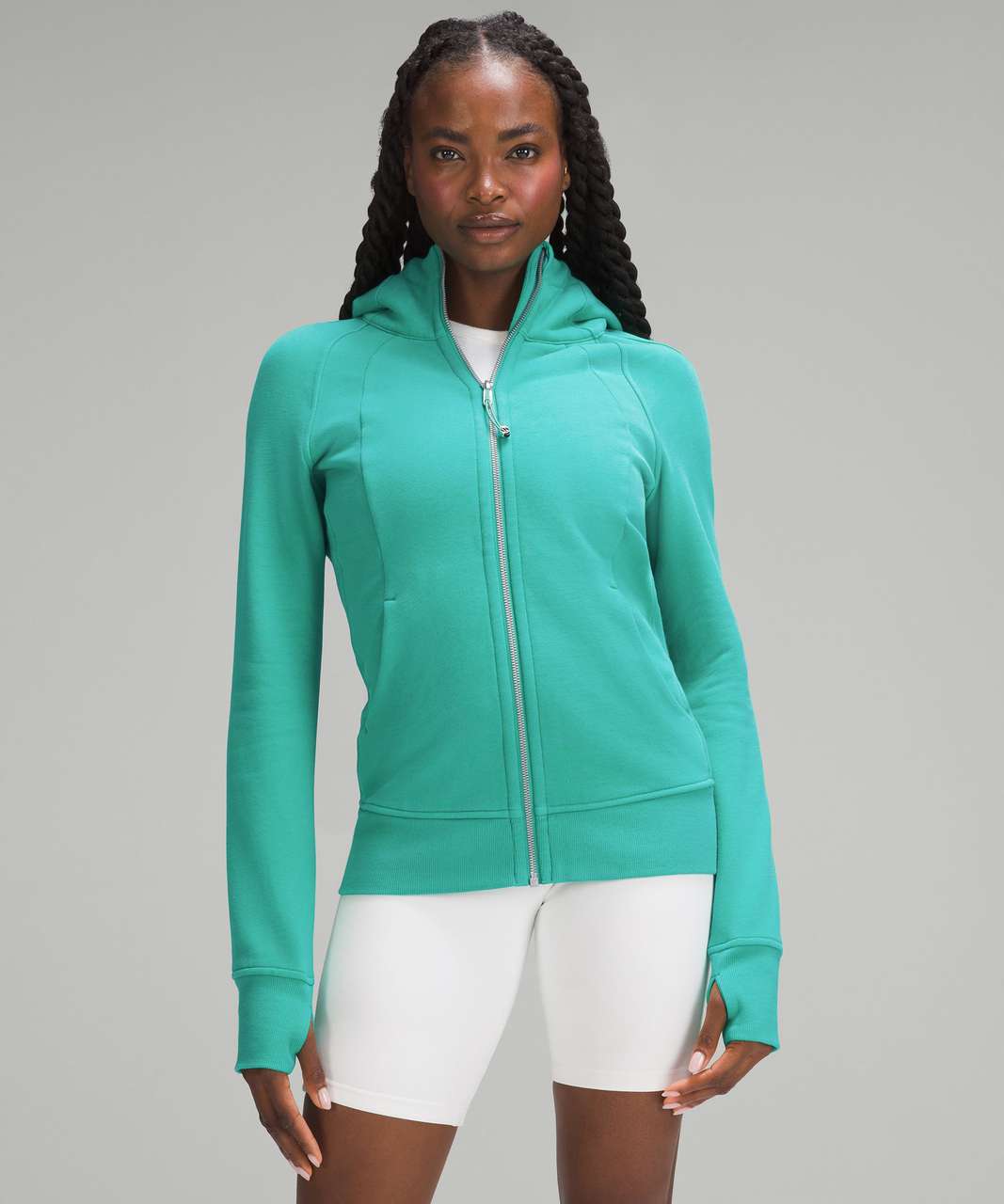 Lululemon Women's Scuba Oversized Full Zip Hoodie Bronze Green XS