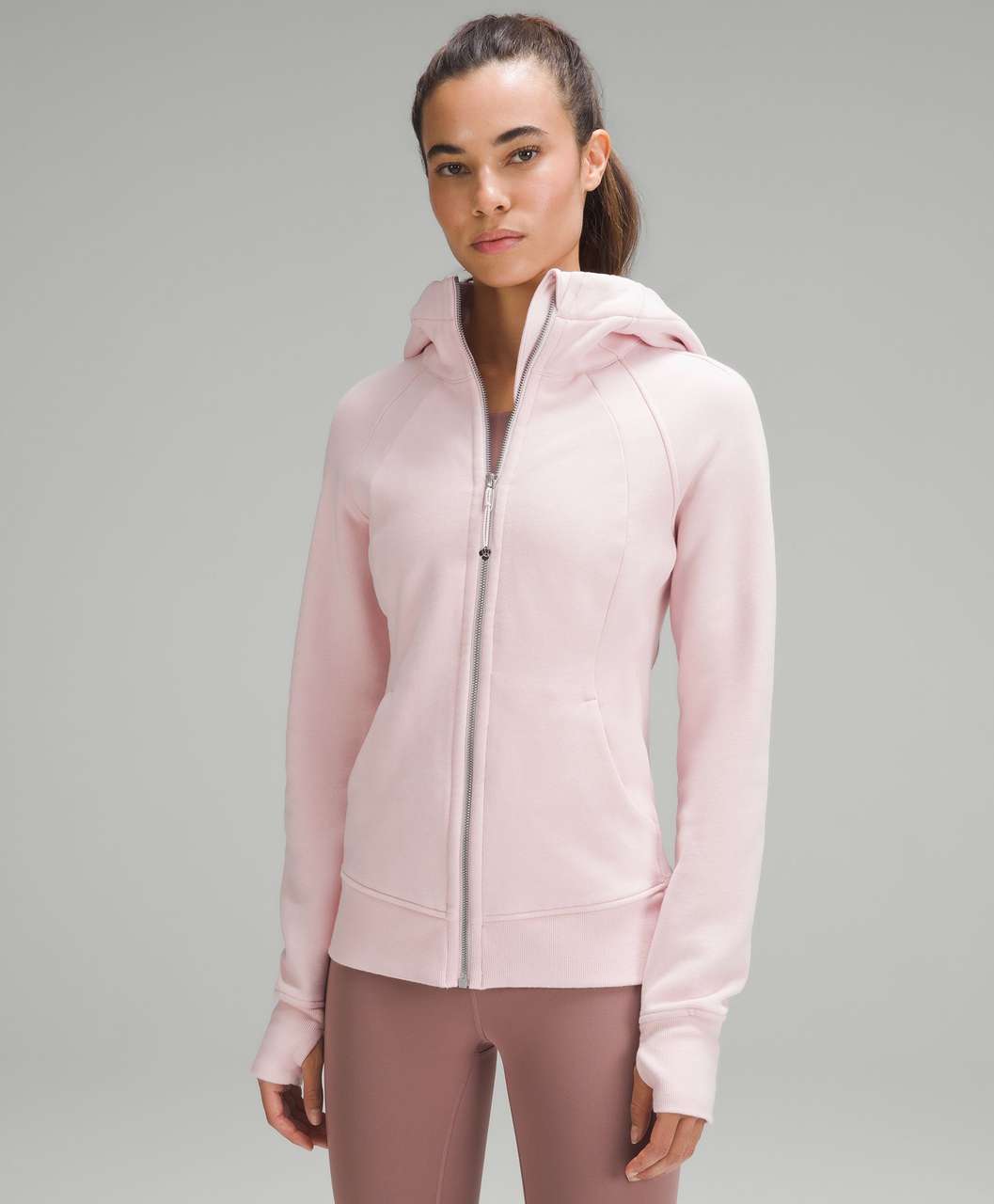 Lululemon Scuba Full-Zip Hoodie - Flush Pink - lulu fanatics