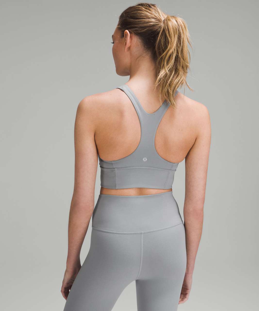 Lululemon Wunder Train Longline Bra *Medium Support, C/D Cup - Rhino Grey - lulu  fanatics