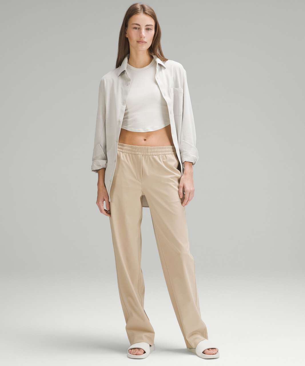 Lululemon Luxtreme Mid-Rise Straight-Leg Trouser - Trench