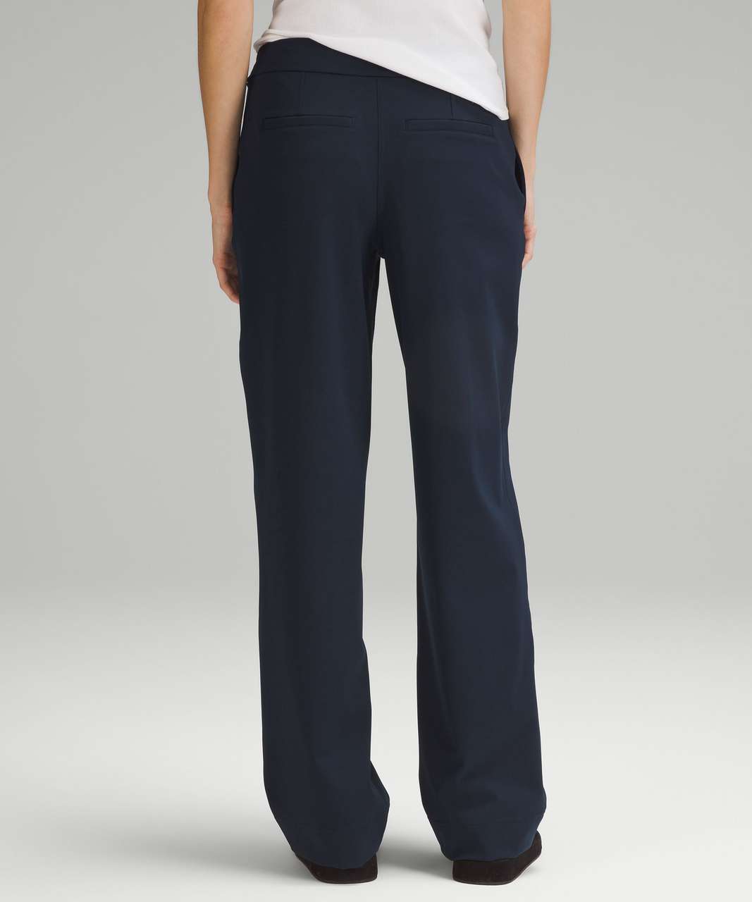 Lululemon Luxtreme Mid-Rise Straight-Leg Trouser - True Navy - lulu fanatics