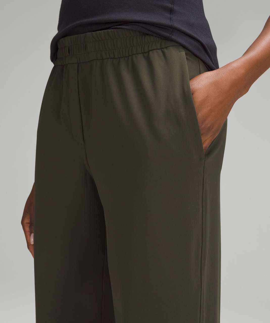 Lululemon Luxtreme Mid-Rise Straight-Leg Trouser - Dark Oxide - lulu  fanatics