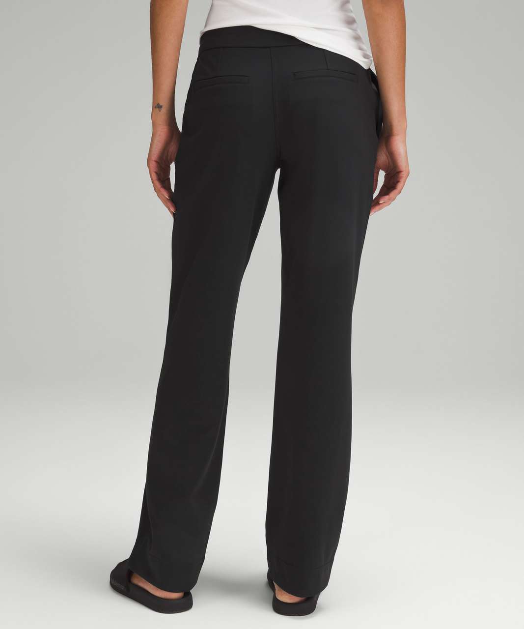 Straight-Leg Mid-Rise Pant Luxtreme curated on LTK