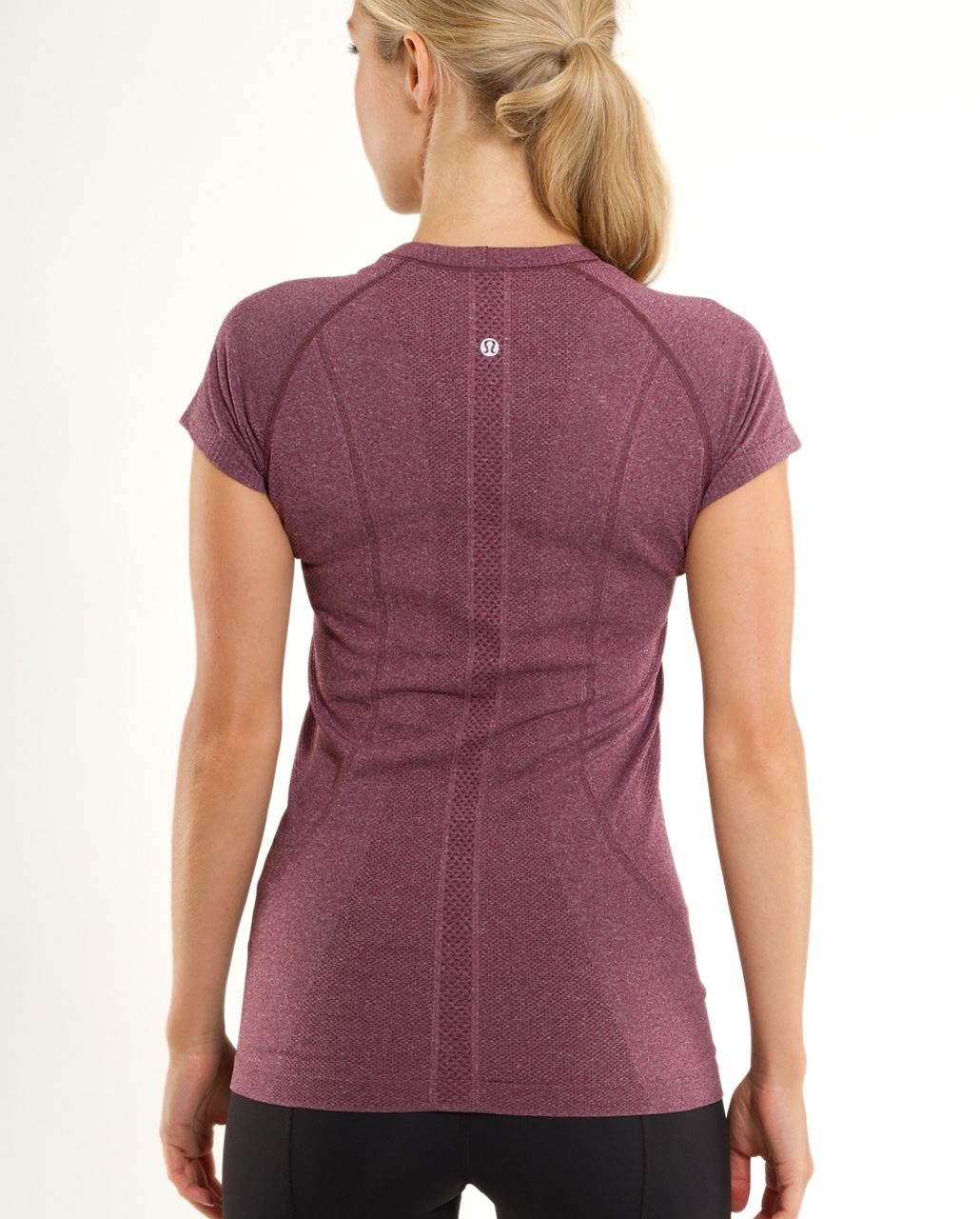 Lululemon Run:  Swiftly Tech Short Sleeve - Plum