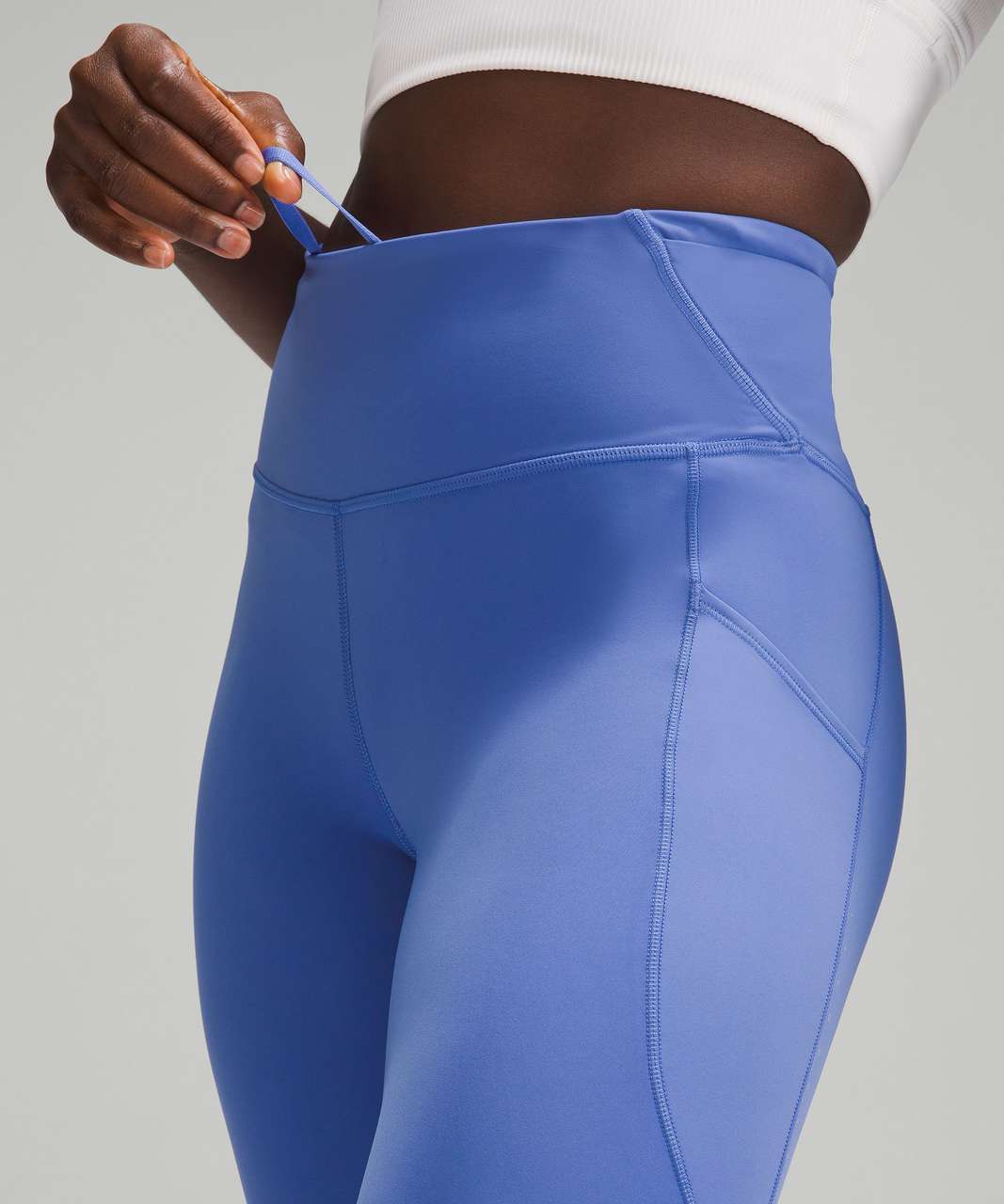 Lululemon Fast and Free High-Rise Crop 23 *Pockets - Wild Indigo