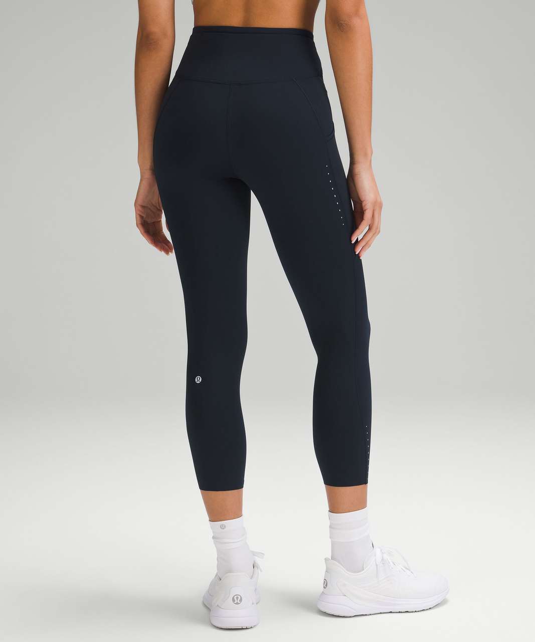 Lululemon Fast and Free High-Rise Crop 23 - Symphony Blue - lulu fanatics