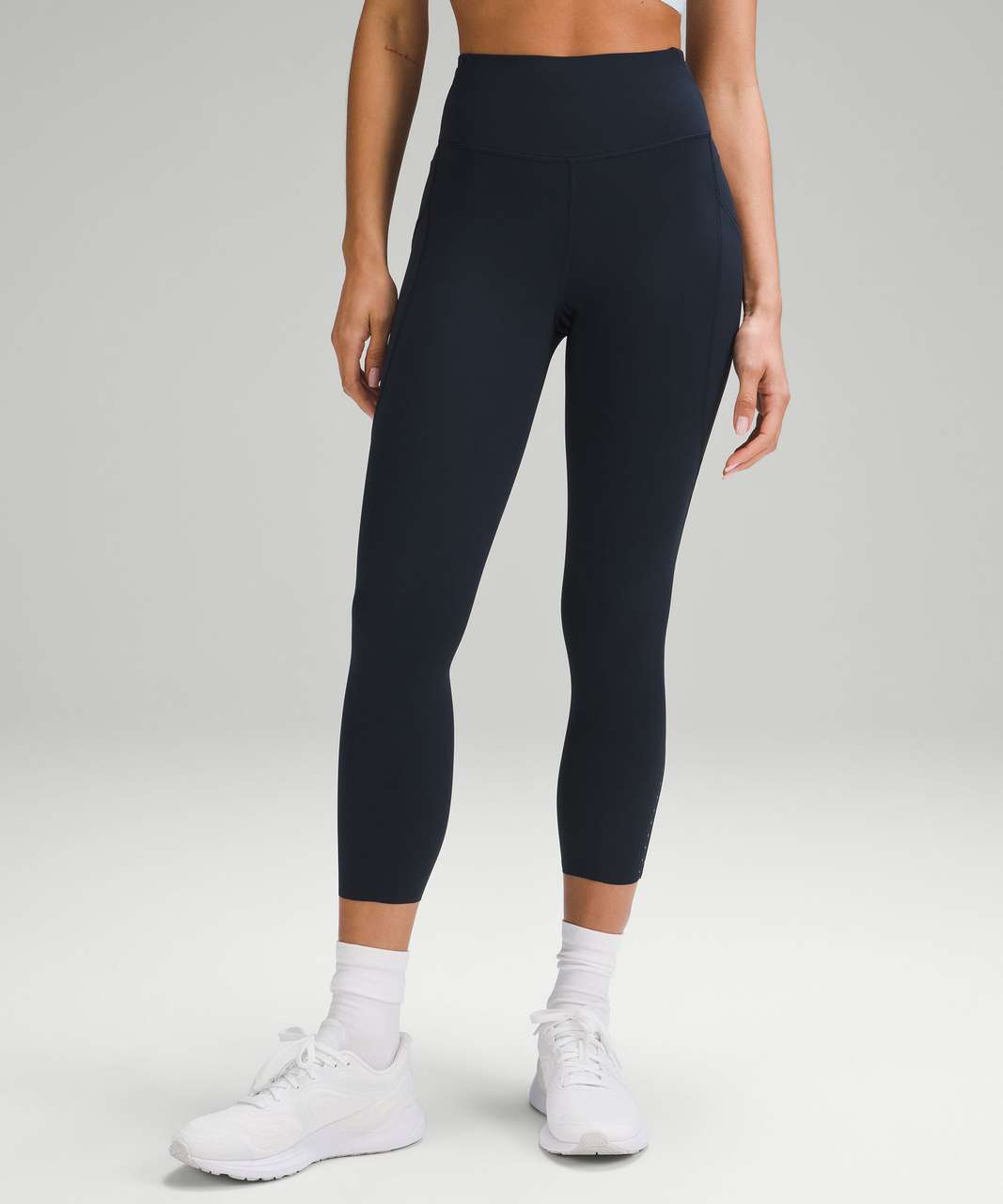 Lululemon Align Crop 23 - True Navy - lulu fanatics