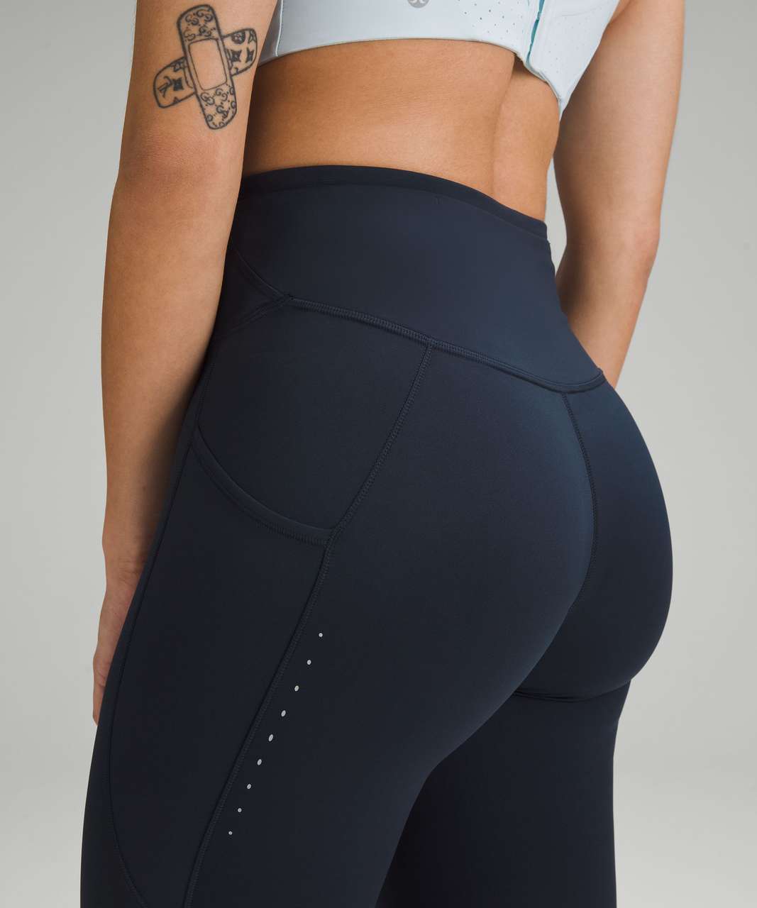 Lululemon Fast and Free High-Rise Tight 28 *Pockets - True Navy - lulu  fanatics