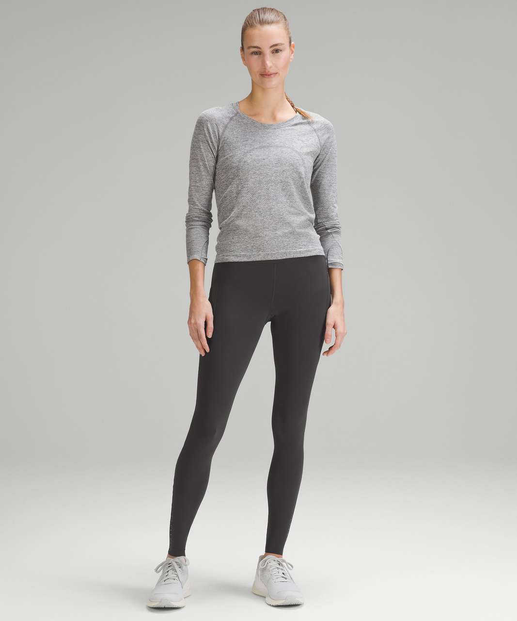 Lululemon Fast and Free Tight 28 *Non-Reflective - Graphite Grey - lulu  fanatics