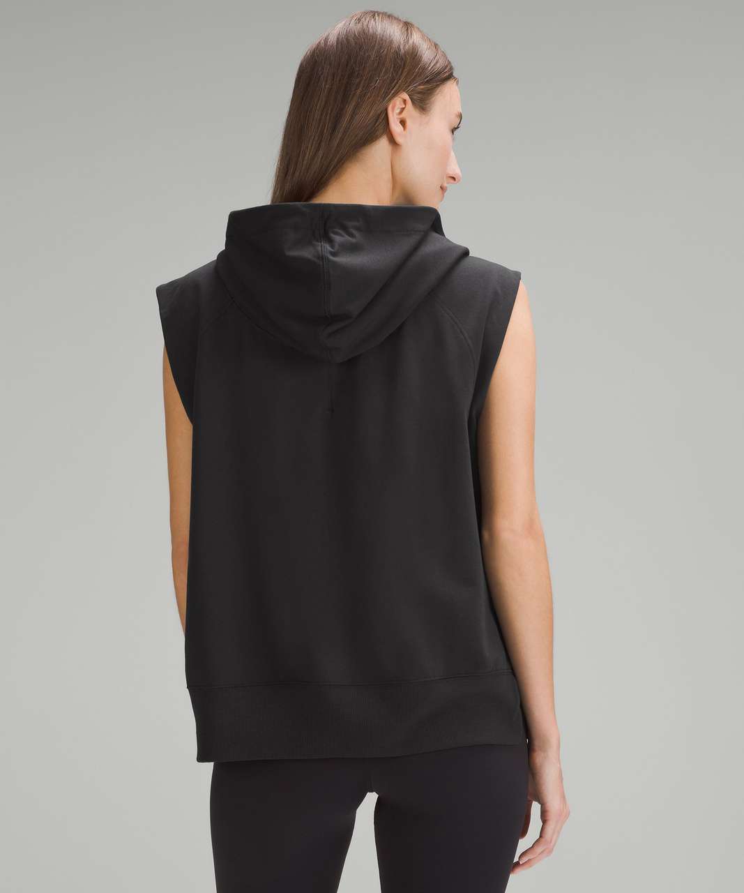 Lululemon French Terry Sleeveless Hoodie - Black