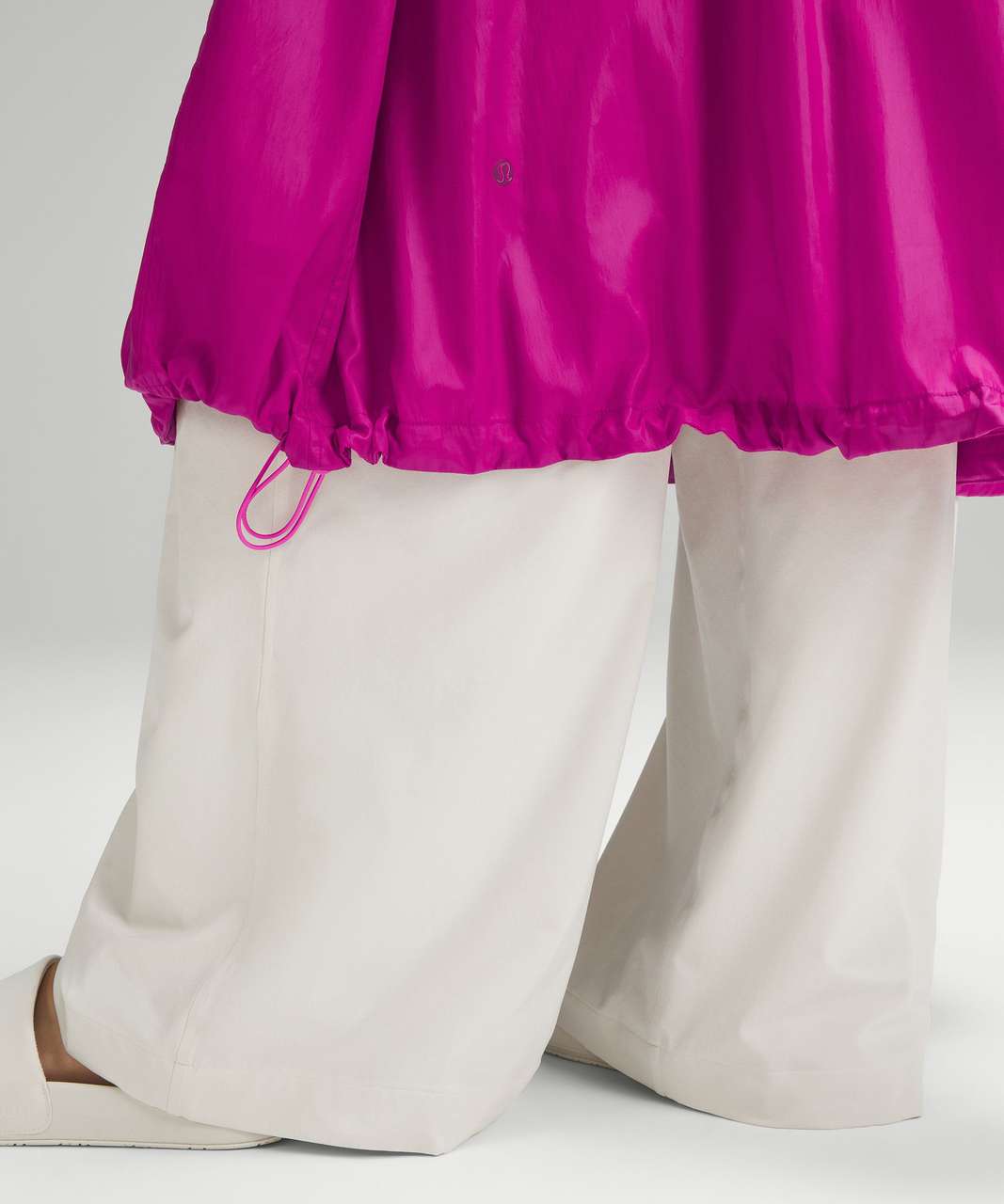 Lululemon Reversible Drape-Sleeve Long Jacket - Sonic Pink / Wild Berry