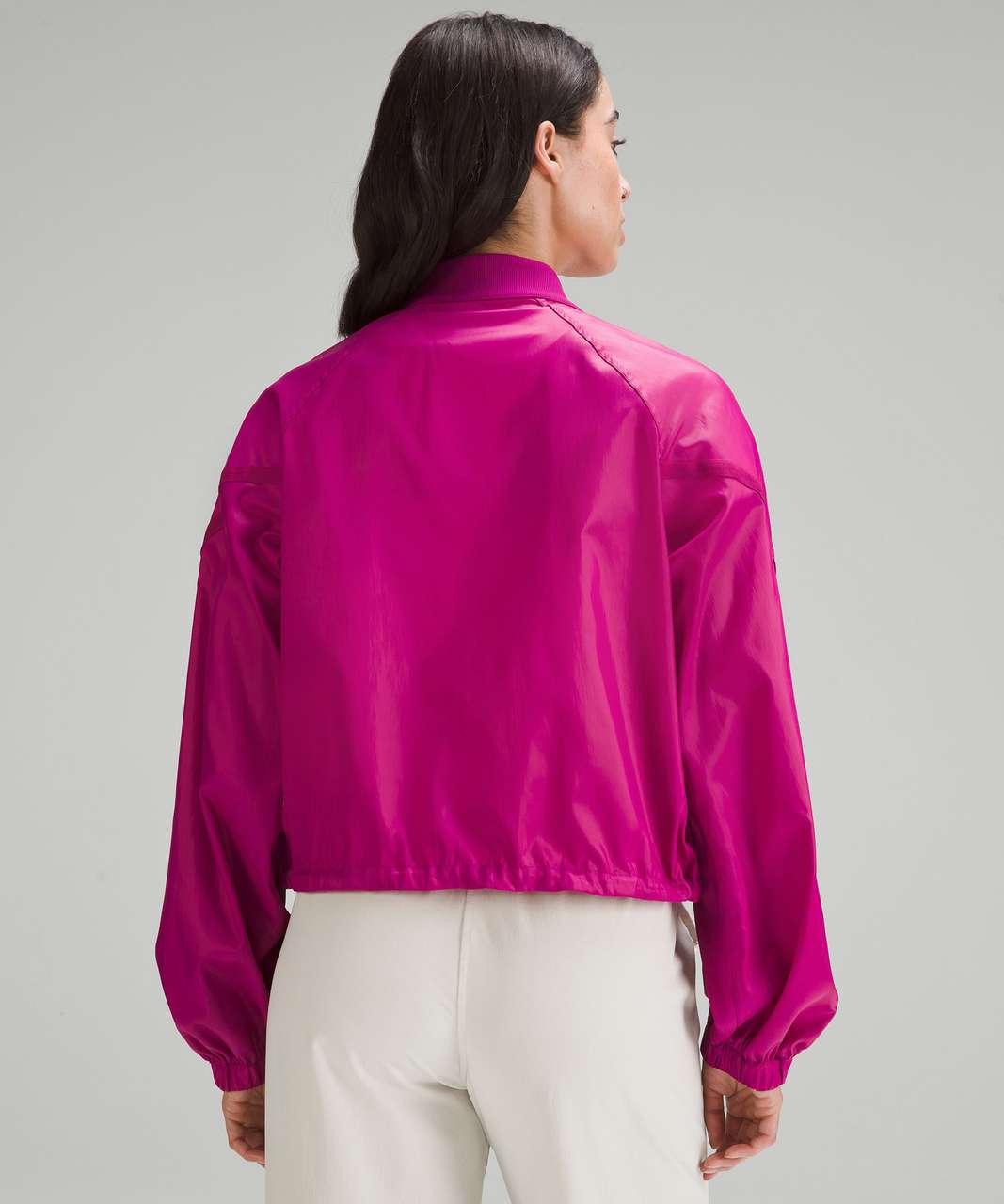 Lululemon Reversible Drape-Sleeve Jacket - Sonic Pink / Wild Berry