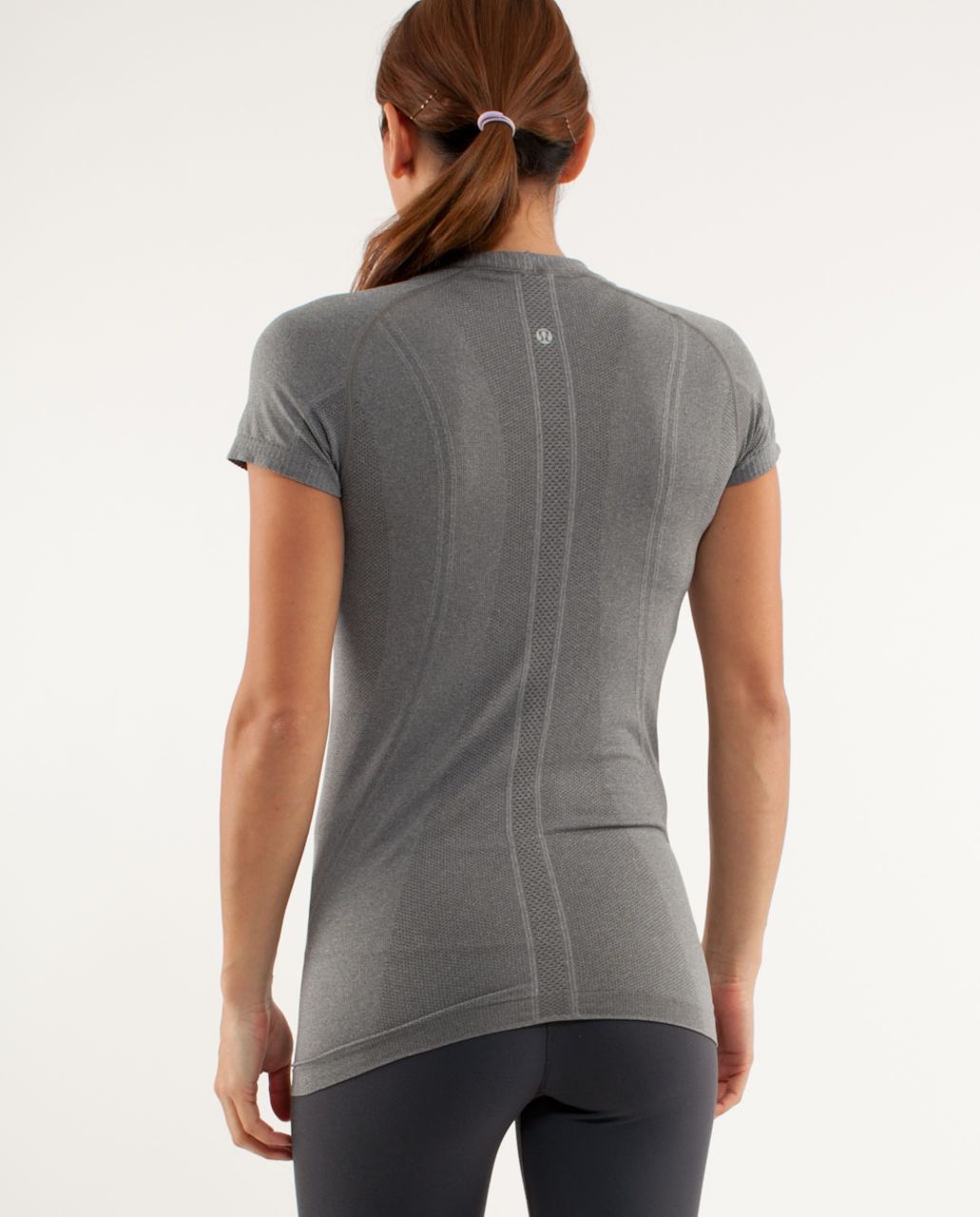 Lululemon Run:  Swiftly Tech Short Sleeve - Dark Classic Sport Grey