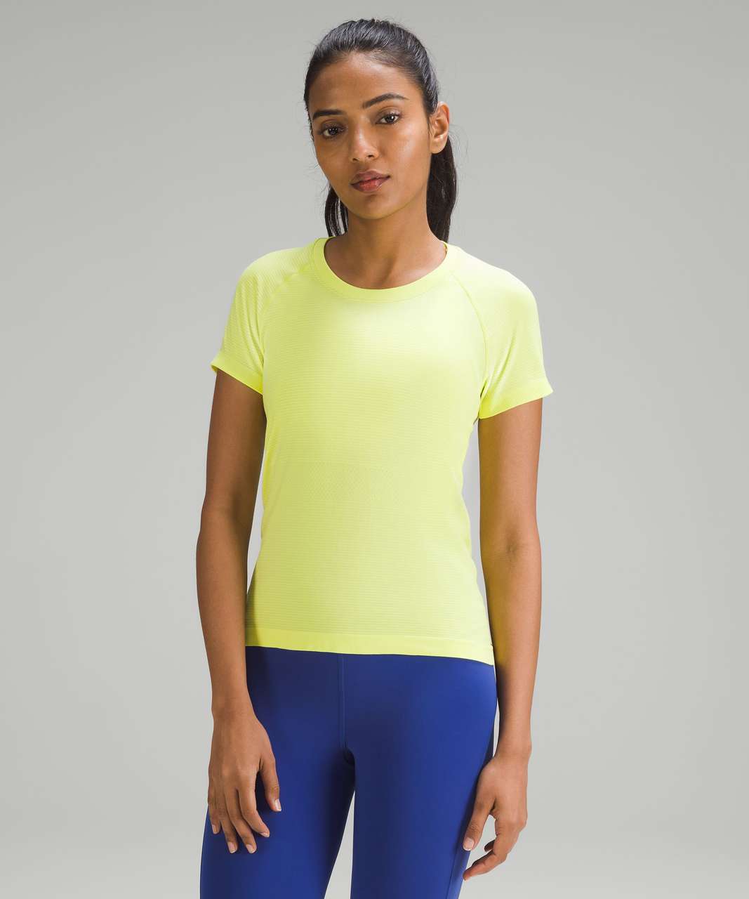 Lululemon Swiftly Tech Short Sleeve Shirt 2.0 *Race Length - Electric Lemon  / Electric Lemon - lulu fanatics