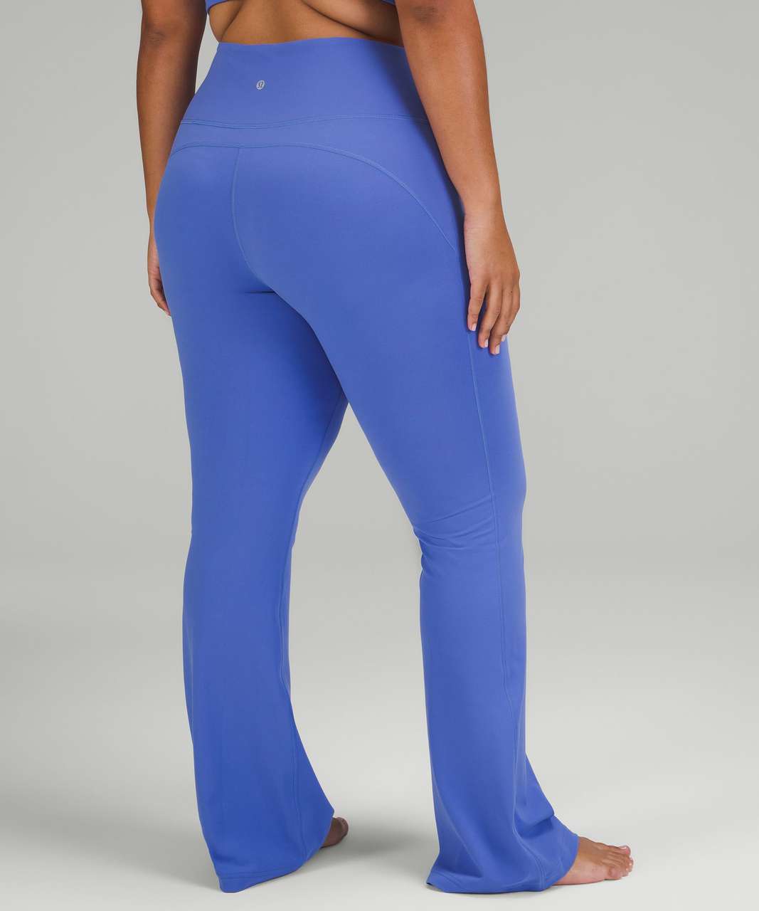 Lululemon groove flare pants leggings in utility blue, Women's