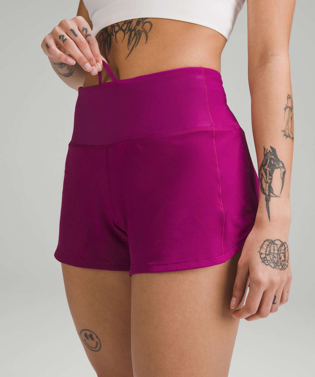 NEW Women Lululemon Speed Up High-Rise Lined Short 4 Magenta Purple 4-6-8-10