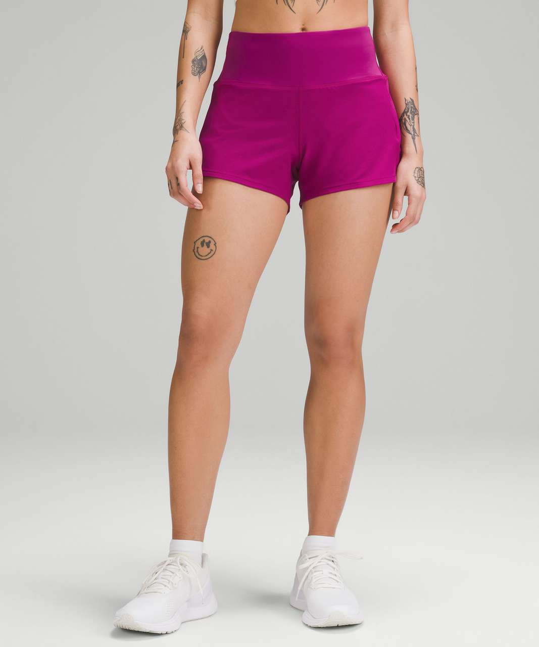 NEW Women Lululemon Speed Up High-Rise Lined Short 4 Magenta Purple  4-6-8-10