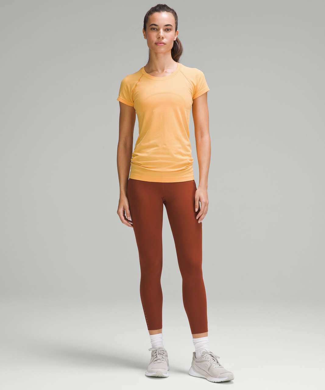 NEW LULULEMON Swiftly Tech 2.0 Short Sleeve Top 4 6 Mango Dream