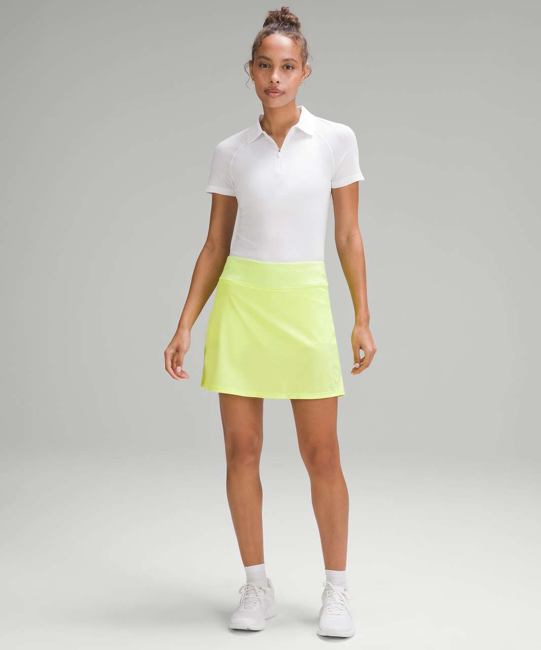 Lululemon Pace Rival Mid-Rise Skirt *Extra Long - Electric Lemon