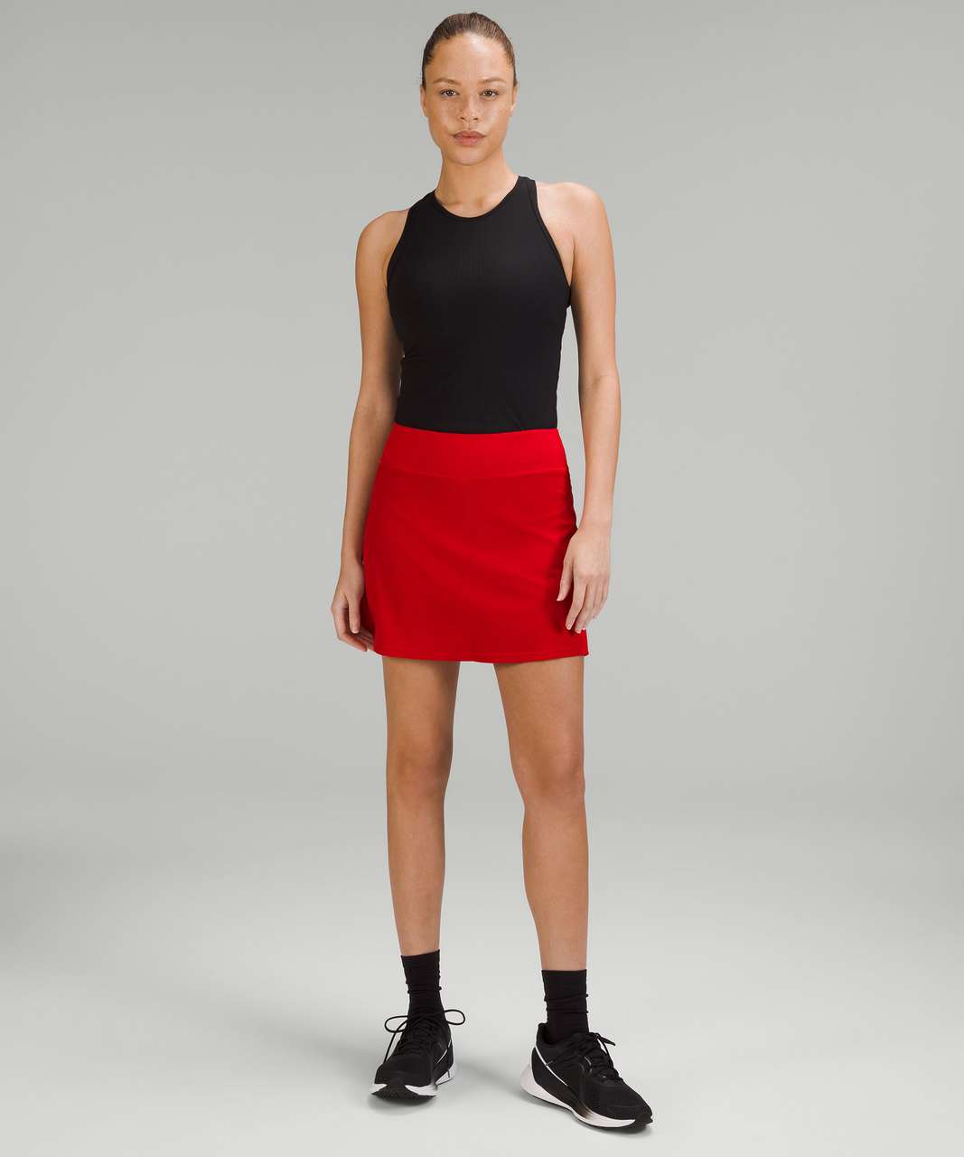 Lululemon Pace Rival Mid-Rise Skirt *Extra Long - Dark Red