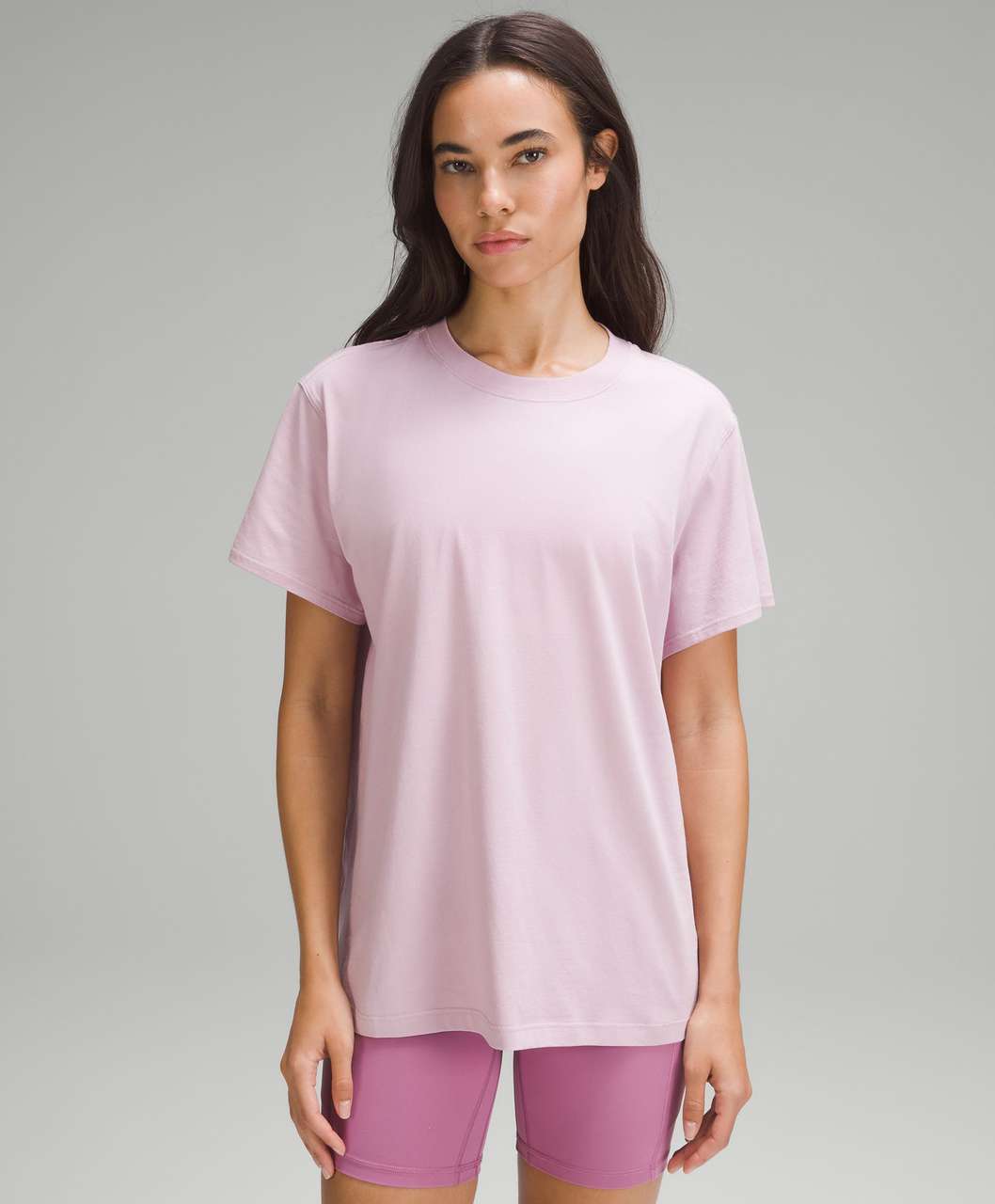 Lululemon All Yours Cotton T-Shirt - Twilight Rose - lulu fanatics